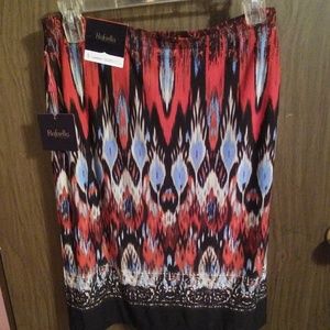 Rafaella NWT pull on tube skirt knee length